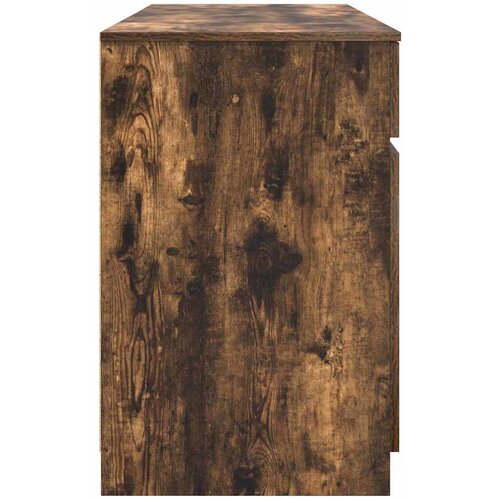  Stol Dimljeni hrast 140 x 49 x 76 cm Konstruirano drvo Slike