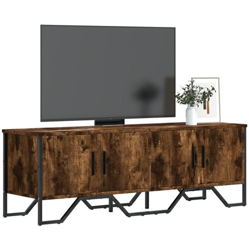 TV ormarić boja dimljenog hrasta 122x34x41 cm konstruirano drvo Cene