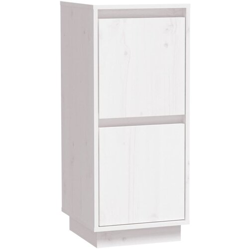 Maison Chic Komoda - Predalnik bela 31,5x34x75 cm trdna borovina, (21716293) Slike