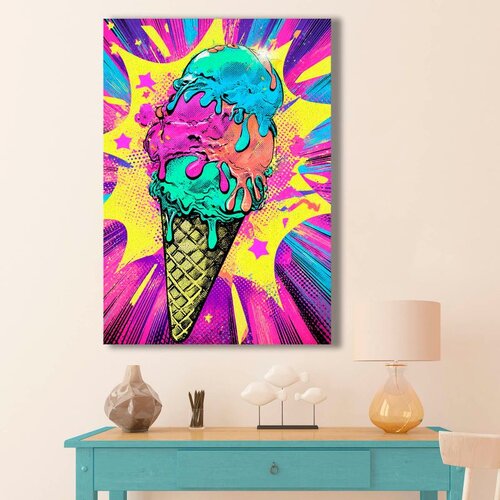 WALLXPERT Dekorativna slika na platnu, 70x100cm, &Scaron;areno Cijene