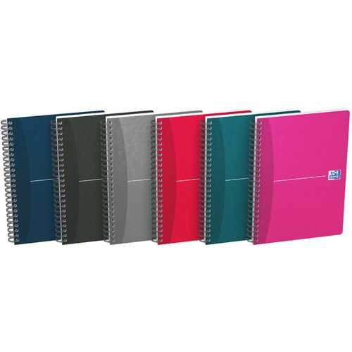 Oxford Spiralni zvezek Office, DIN A5, kvadrat, 50 listov, karton, (21654873) Cene