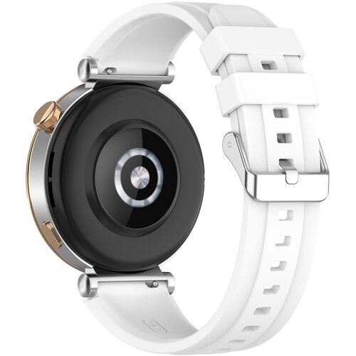 INF Silikonski pa&scaron;ček za uro 18 mm Huawei GT4 46 mm/GT Runner/GT3 SE White, (21235817) Cene
