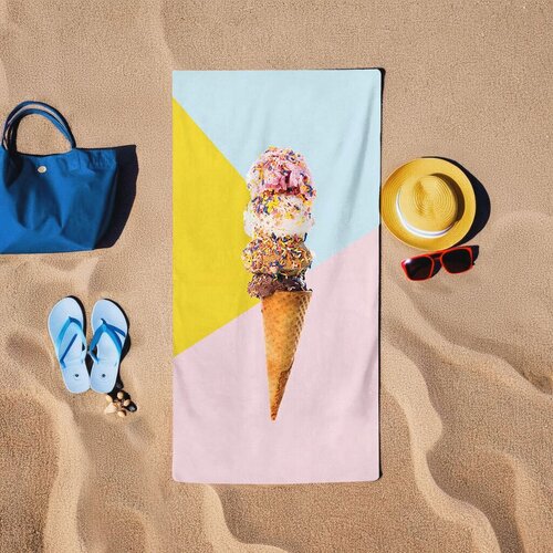 Lessentiel Maison Pe&amp;scaron;kir za plažu Dondurma, 75x150 cm, &amp;Scaron;areni Slike
