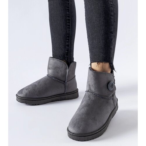 Gemre Gray short insulated snow boots Snyder Cene