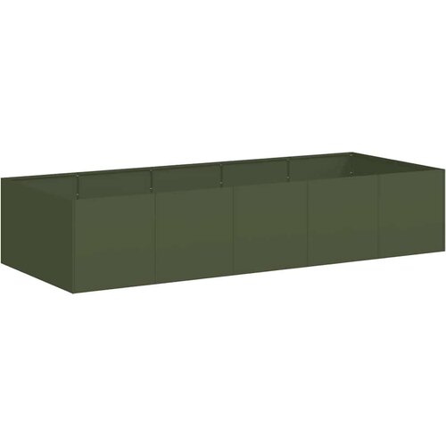VidaXL Sadilica maslinastozelena 200x80x40 cm od čelika Slike