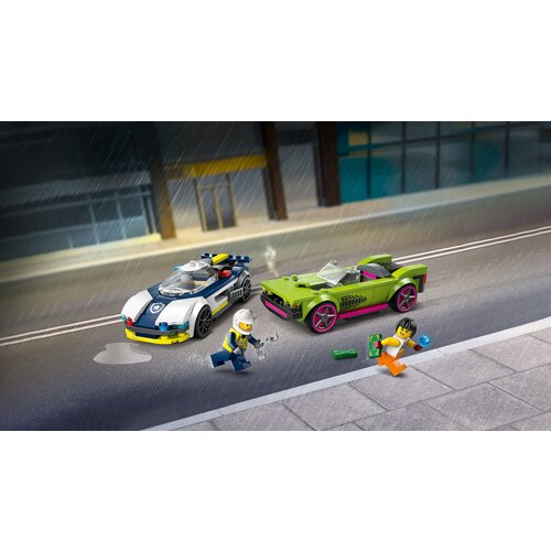 Lego 60415 jurnjava policijskog automobila i masel kara Slike