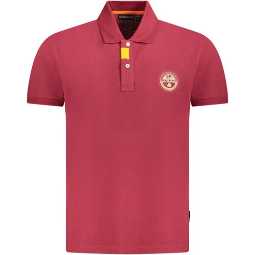 Napapijri MEN&amp;amp;#39;S SHORT SLEEVE POLO SHIRT RED Slike