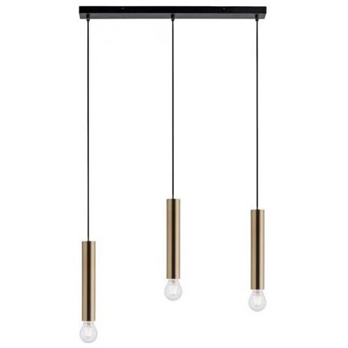 LEUCHTEN DIREKT 15618-60 - Luster na sajli BRUNA 3xE27/60W/230V mesing Slike