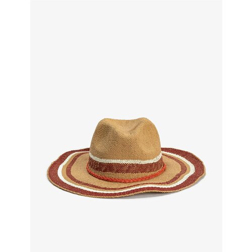 Koton Straw Hat Fedora Knitted Detailed Slike