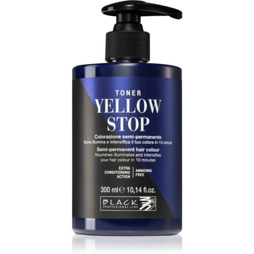 Black Professional Line Yellow Stop toner za neutraliziranje žutih tonova 300 ml Slike