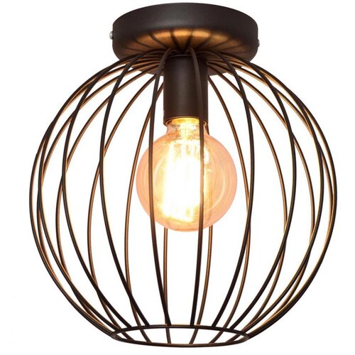  Plafonski luster MERCURE 1xE27/15W/230V, prečnik 30 cm, crni Cene
