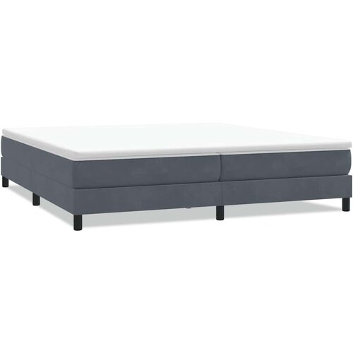 vidaXL Box Spring postelja brez vzmetnico Temno siva 200x210 cm Velvet, (21792136) Cene