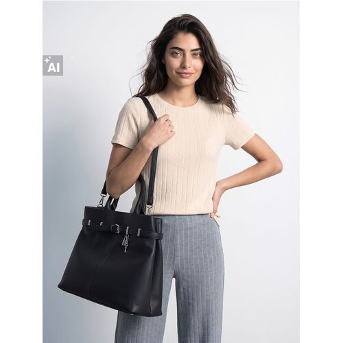 Sinsay Rebrasta majica s viskozom Slike