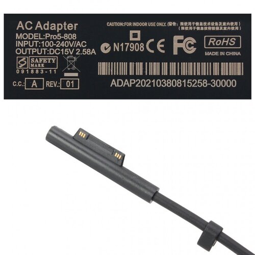  punjač za laptop microsoft 15V 2.58A surface pro 5 Slike