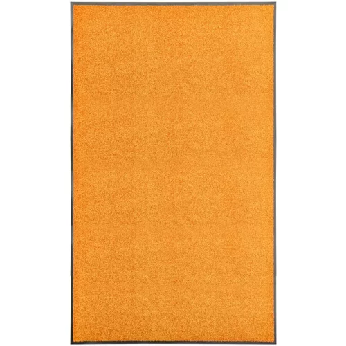 vidaXL Pralni predpražnik oranžen 90x150 cm, (20669101)