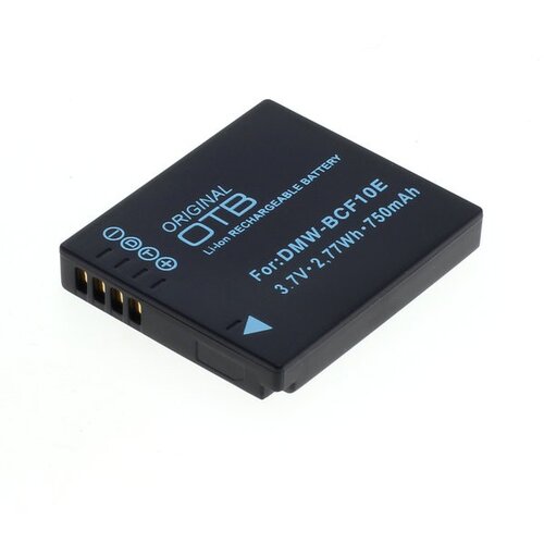 OTB baterija DMW-BCF10E / CGA-S106 za panasonic lumix DMC-FP8 / DMC-FS1 / DMC-FT1, 750 mah kompatibilnost s originalnom baterijom Slike
