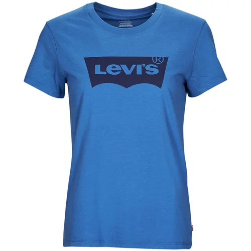 Levi's Majice s kratkimi rokavi THE PERFECT TEE Modra