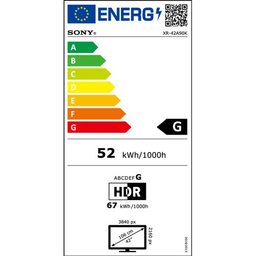 Sony TV XR42A90KAEP Slike