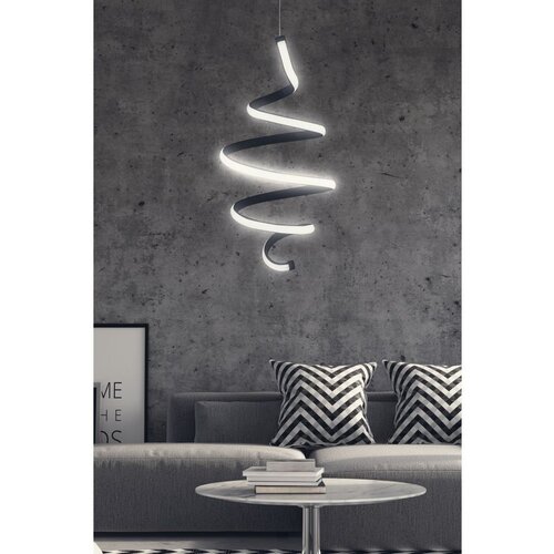Opviq niriss - black, white light black chandelier Cene
