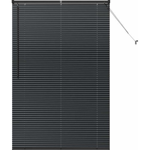  Venecijanska roleta Crna 175 x 120 cm 25 mm Aluminij Slike