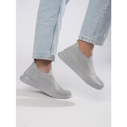 Shelvt Grey slip-on trainers Cene