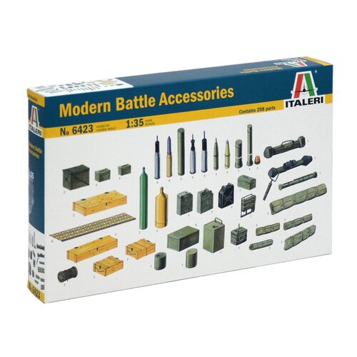 Italeri 1:35 modern battle accessories model, dodatek Slike