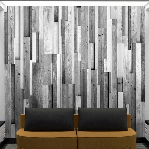  tapeta - Gray wood 50x1000