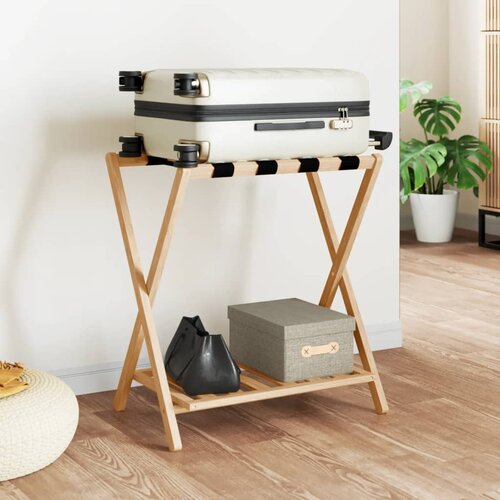vidaXL Stojalo za prtljago 68x38x58 cm bambus Cene