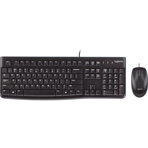 Logitech tastatura i mis MK120 Black Cijene