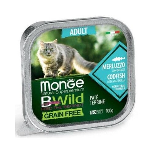 Monge bwild pašteta za mačke bakalar i povrće 100g Cene