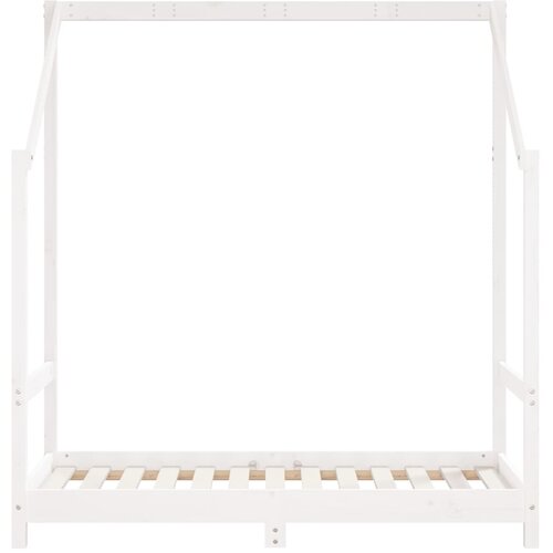  Okvir za dječji krevet bijeli 70 x 140 cm od masivne borovine Slike