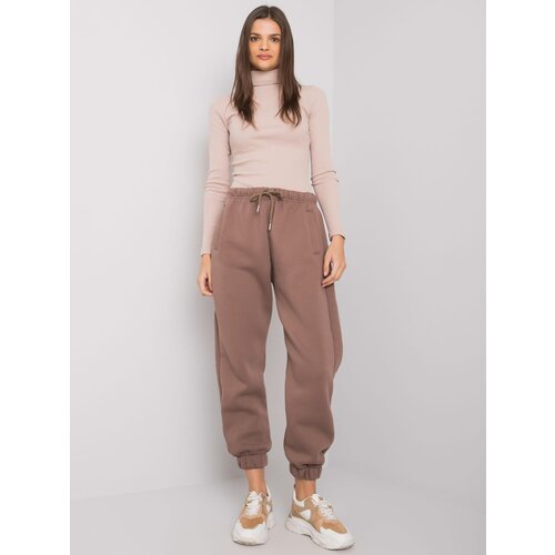 RUE PARIS Sweatpants-RV-DR-7205.74-brown Slike