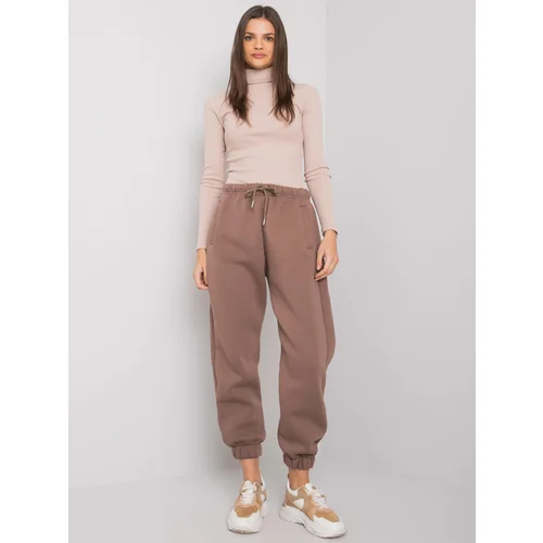 RUE PARIS Sweatpants-RV-DR-7205.74-brown