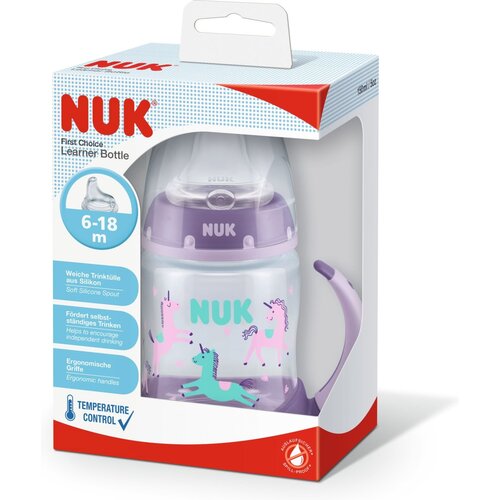 Nuk ča&amp;scaron;ica FC learner sa termometrom, silikon, 150 ml multicolor Slike