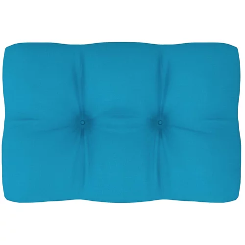 vidaXL Blazina za kavč iz palet modra 60x40x10 cm