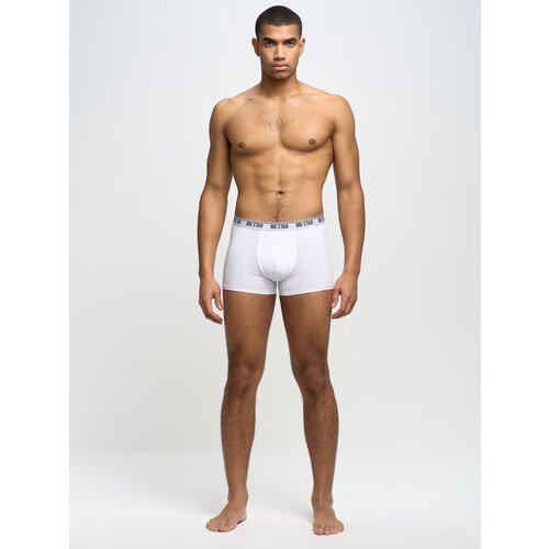 Big Star Man's Boxer Shorts Underwear 200033 Cream 101 Cene