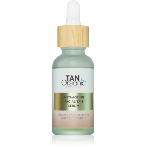 TanOrganic The Skincare Tan serum za lice za samotamnjenje s učinkom protiv bora 30 ml