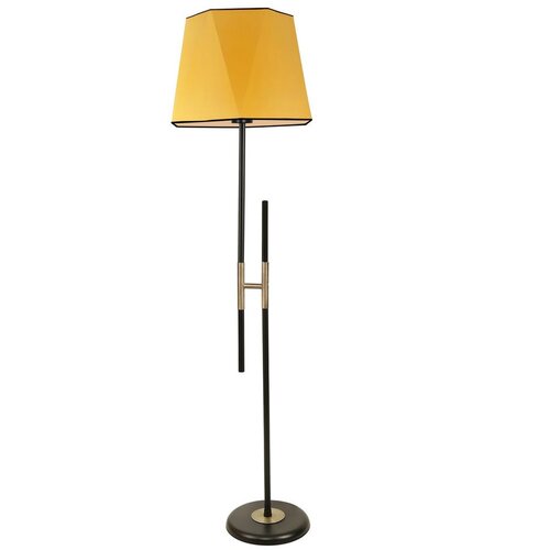 Opviq Felix Siyah Lambader Altıgen Hardal Abajurlu Yellow Floor Lamp Cene