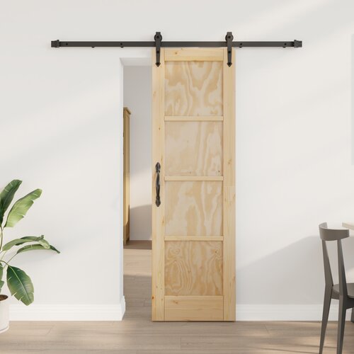 vidaXL drsna vrata s setom opreme 61x198.5 cm iz trdnega borovega lesa, notranja vrata , ORKDAL, 61x198.5 cm iz trdnega borovega lesa Cene