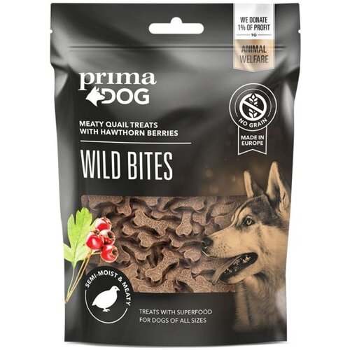 Prima Wild Bites - Quail and hawthorn berries 150g Slike