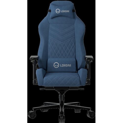 Lorgar Ace 422 Gaming chair Anti-stain durable fabric 1.8 mm metal frame multiblock mechanism 4D armrests 5 Star aluminium base Class-4 gas lift 75mm PU casters Blue Cene