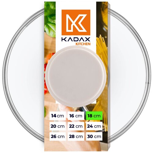 KADAX stekleni pokrov 18 cm univerzalni toplotno odporen pokrov za lonce in ponev, (5000355883) Cene