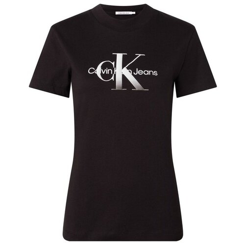 Calvin Klein Jeans Majice s kratkimi rokavi J20J219797BEH Črna Slike