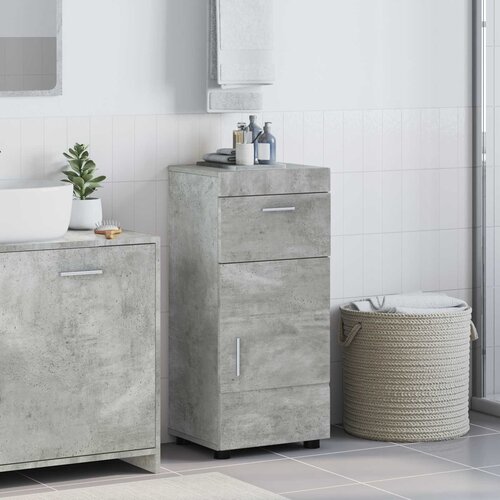  Set ormarića za kupaonicu TULUM Betonski sivi 37 x 31,5 x 82 cm Cene