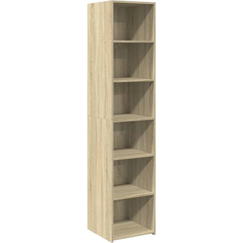 Maison Chic Visoka omara - Komoda - Predalnik sonoma hrast 40x41x185 cm inženirski les, (21720152) Slike