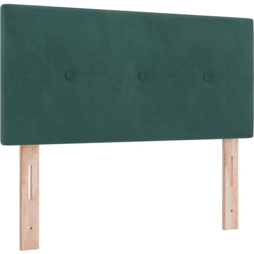 VidaXL box spring krevet s madracem tamno zelena 90x200 cm bar&amp;scaron;un Slike