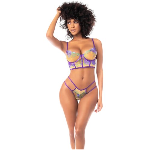 Mapalé - komplet modrčkov (rumeno-vijolična) Cene