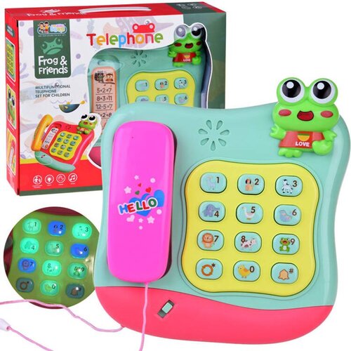  Dječji glazbeni telefon sa žabicom, melodijama i svjetlima Slike