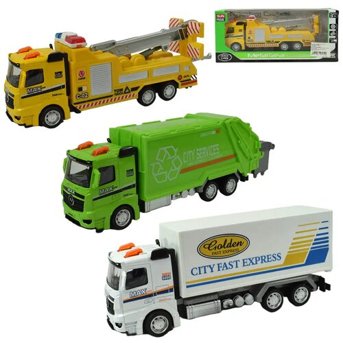 Magic Toys Magic Truck: Tovornjak s pogonom na vztrajnik v več različicah 20 cm 1 kos Cene