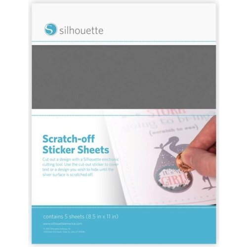 Silhouette Scratch-off Sticker Sheets - 1 kom Slike